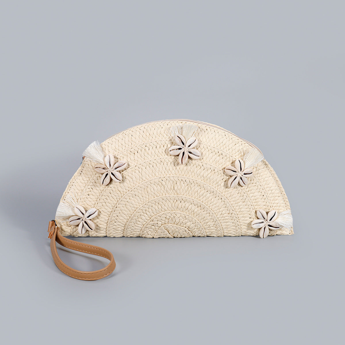 Woven Dumpling Bag – Raffia Clutch