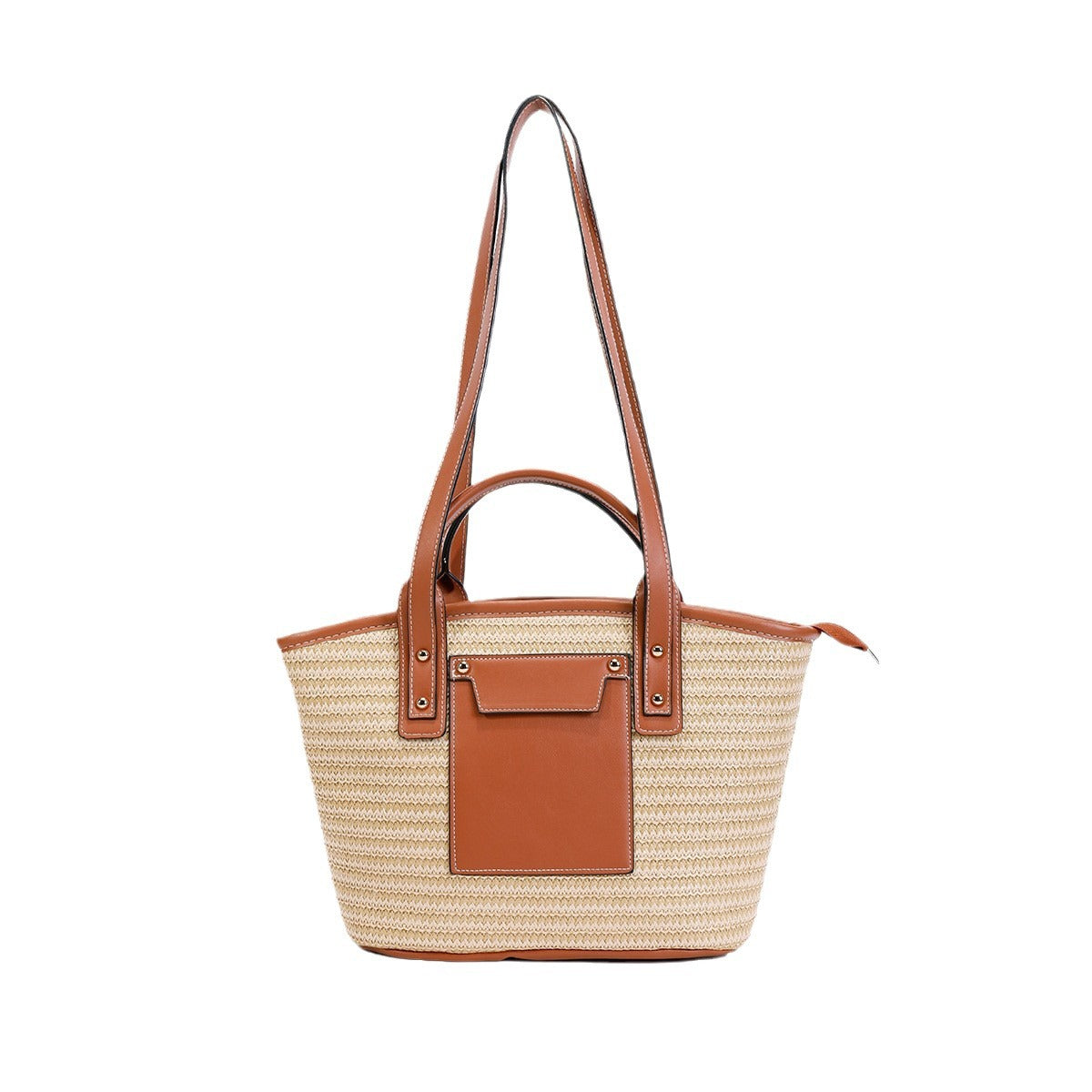 Woven Tote Bag – Oversized Summer Handbag