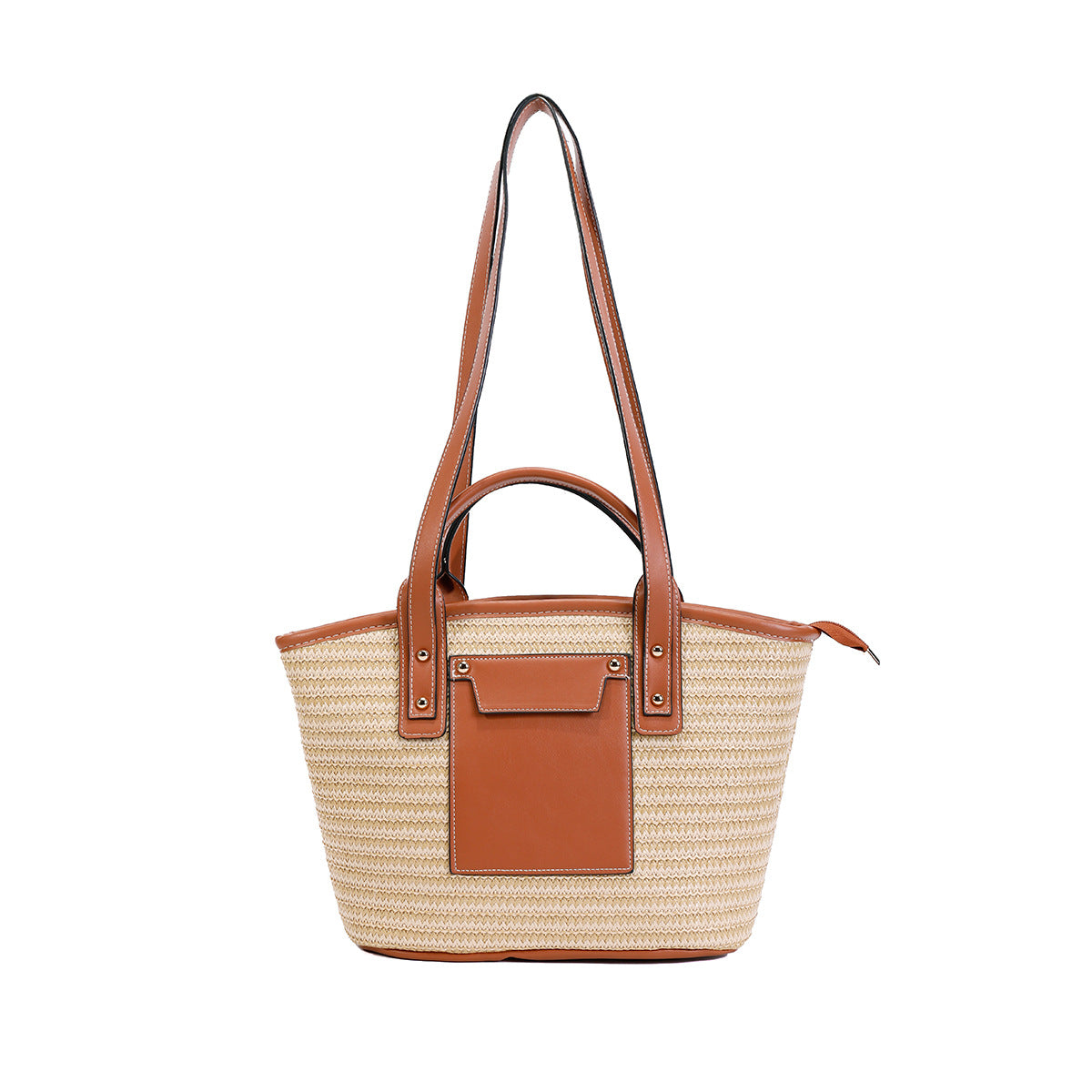 Woven Tote Bag – Oversized Summer Handbag