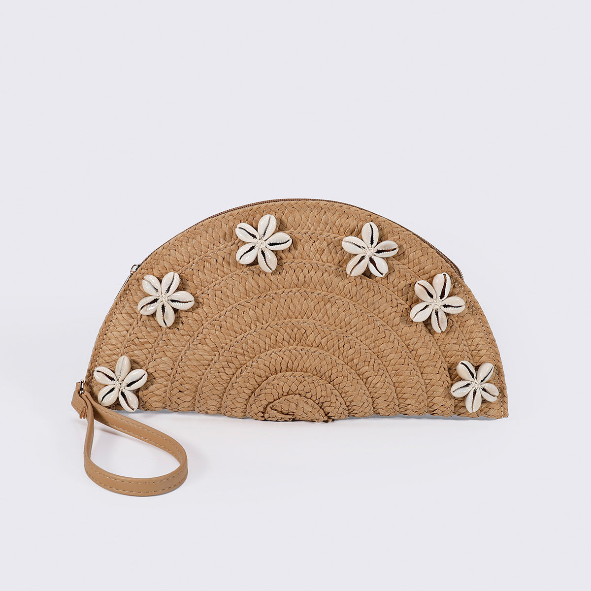 Woven Dumpling Bag – Raffia Clutch