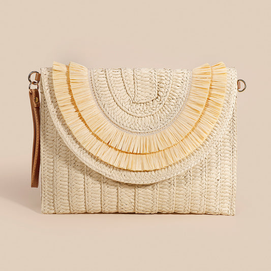 Raffia Woven Clutch – Crossbody Summer Style