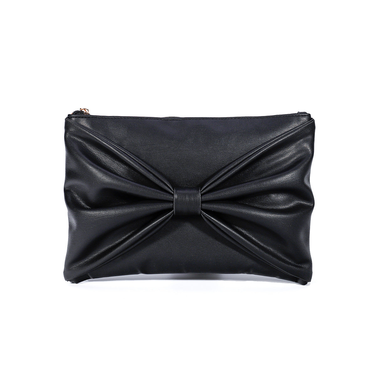 Bow-Detailed PU Bag – Chic Clutch